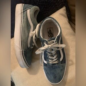 Vans Tie Dye Denim Sneakers 7.5
